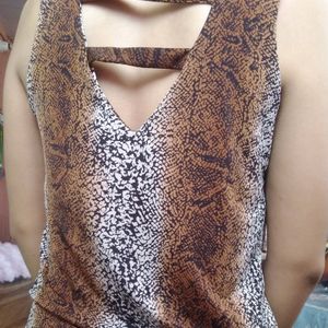 Animal Printed Stretchable Bodycon Dress