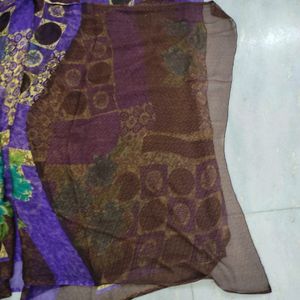 Elegant Purple Saree