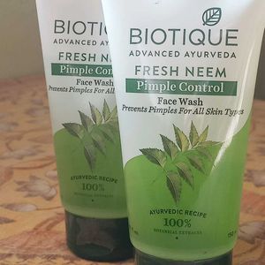 2 Biotique Neem Face Wash