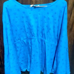 Kimono Style Casual Blue Top!