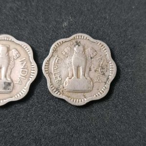 10 Naye Paise Coins of 1957 & 1959