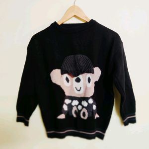 Black Sweater Size-36