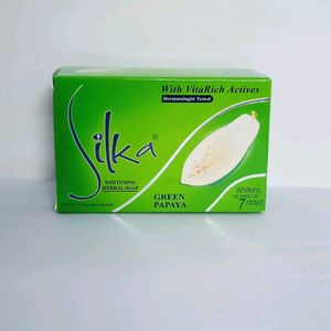 Silka Green Papaya Soap 135g