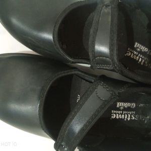 Girls Black School Shoes