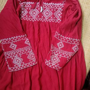 Red Colour Stunning Top