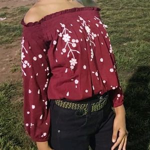 Girls Off Shoulder Top