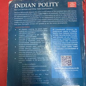 Indian Polity By Laxmikant 6th Revised Edition