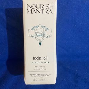 Nourish Mantra Facial Oil - Brand New Sealed Pack