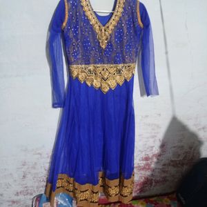 Blue Frock Gown