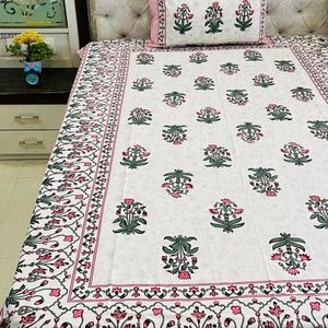 Single Size Bedsheet ( New Without Tag)