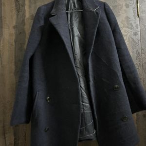 Women Navy Blue Coat