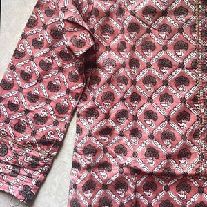 Pink Kurti Set without Dupatta