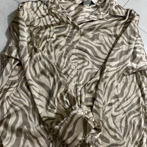 Satin Printed Shirt