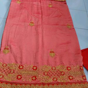 Bridal (4) Heavy Saree With Blouse