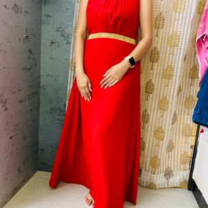 Western Plus Ethnic Gown