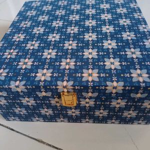 🟩Offer🟩Blue Colour Cardboard Storage Box