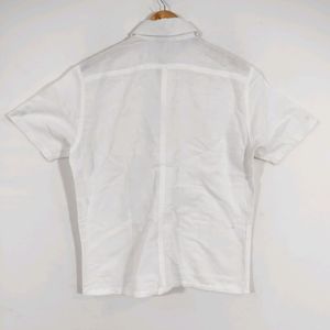 H&M White Half Sleeves Shirt (Men's)