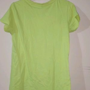 RIO Neon Yellow Tshirt for Girls/ Women