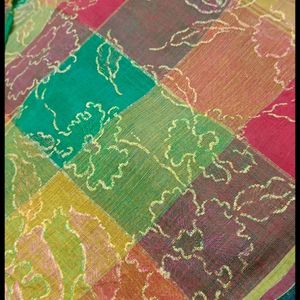 Multicolor Cotton Saree