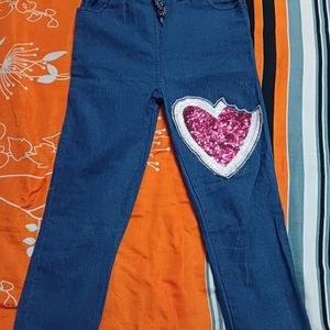 Cute Heart ❤️ Shape Jeans 👖