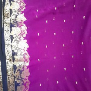 Purple Saree 🥻 💜