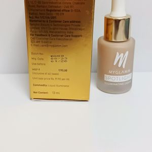 MyGlamm Spotlight Illuminating Liquid - Stardust | Liquid Metal Finish Sheer Highlighter For Dewy Look