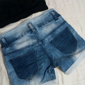 Y2k denim short