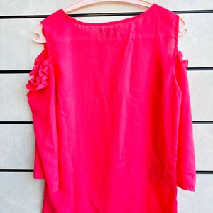 Beautiful Cold Shoulder Top For Women