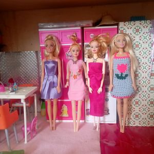 Barbie Doll 4combo