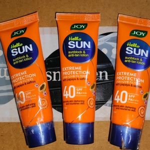 Joy Hello Sunblock & Anti Tan Lotion