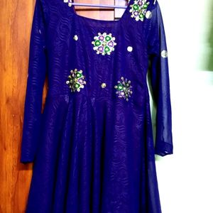 Flared Anarkali  With Dupatta 💜💜