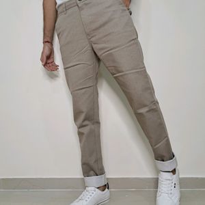 Kaulin 1006 Men's Connecting Dots Ash White Pant