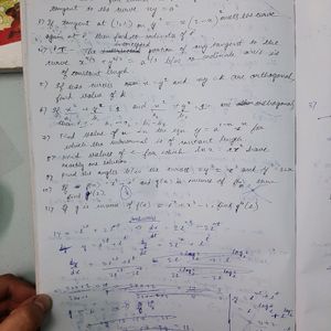 FIITJEE Handwritten Maths Notes