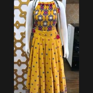 Mustard Colour Gown