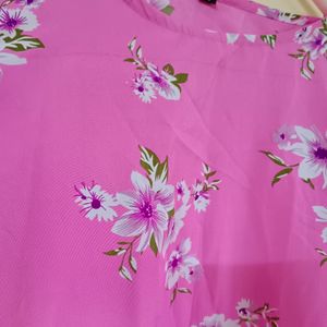 M Size Pink Casual Wear