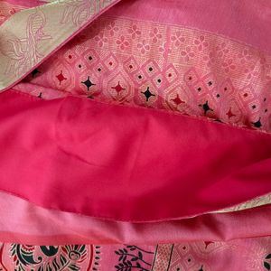 Tameta Peacock Design Saree