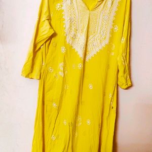 Yellow Avaasa Anarkali...