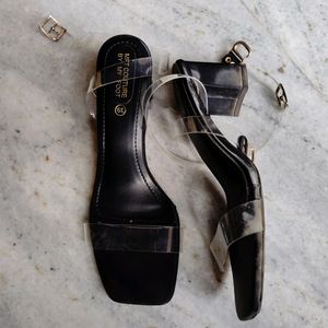 Black Heel Sandal.