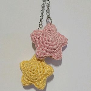 Crochet Star Keychains