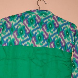 Green Straight Kurti