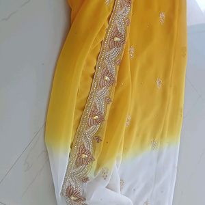 2 Shaded Saree New Look