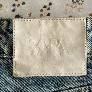 Zara Blue Denim Shorts