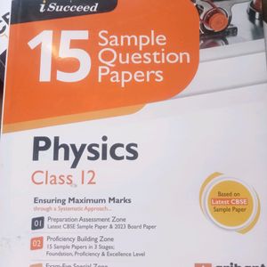 Class 12th, Arihant Physics Sample Paper