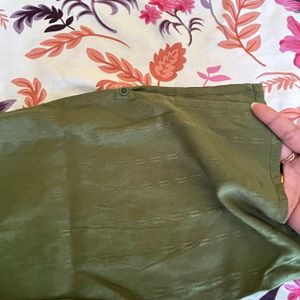 Women Olive Short Kurti