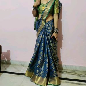 Pure Bnarsi Saree