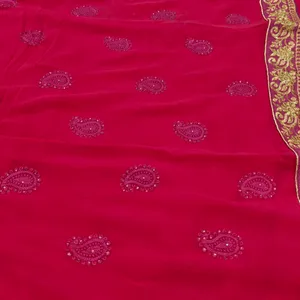 A Pinky Rose Saree