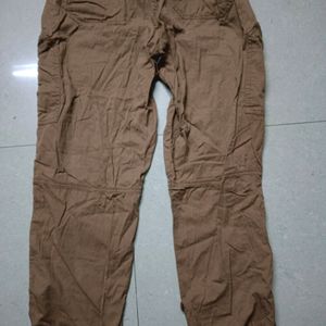 nude coloured cargo pants