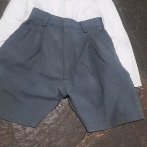 Gray White Half Pant