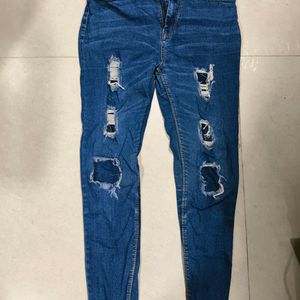 Blue Denim Toned Jeans