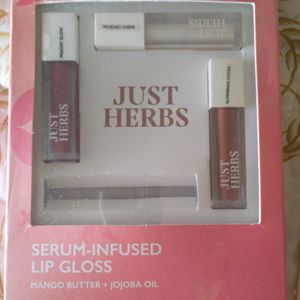 3 Just Herbs Serum infused lipgloss